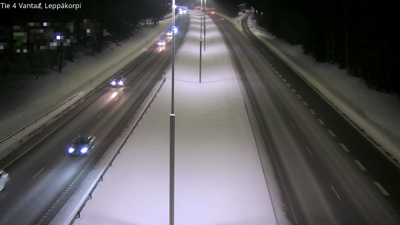 Weather Camera Image Road 4 Vantaa Leppäkorpi, Vantaa, Uusimaa