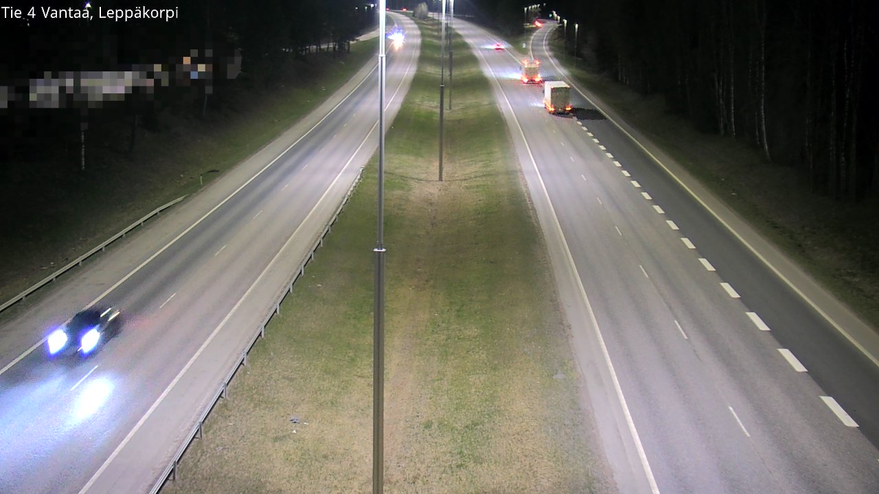 Weather Camera Image Road 4 Vantaa Leppäkorpi, Vantaa, Uusimaa