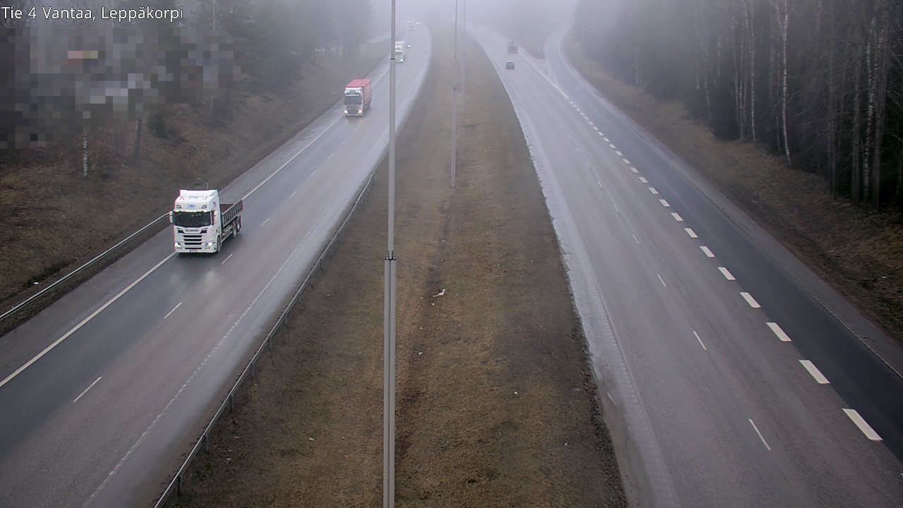 Weather Camera Image Road 4 Vantaa Leppäkorpi, Vantaa, Uusimaa