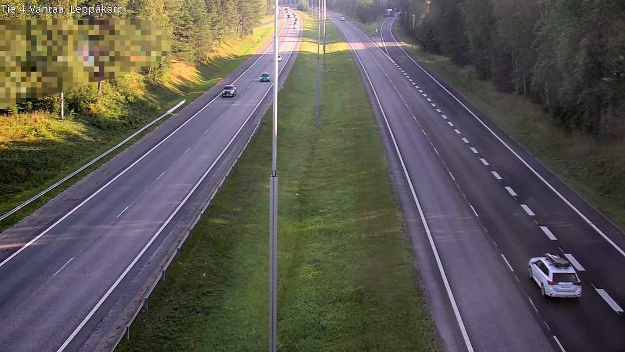 Weather Camera Image Road 4 Vantaa Leppäkorpi, Vantaa, Uusimaa