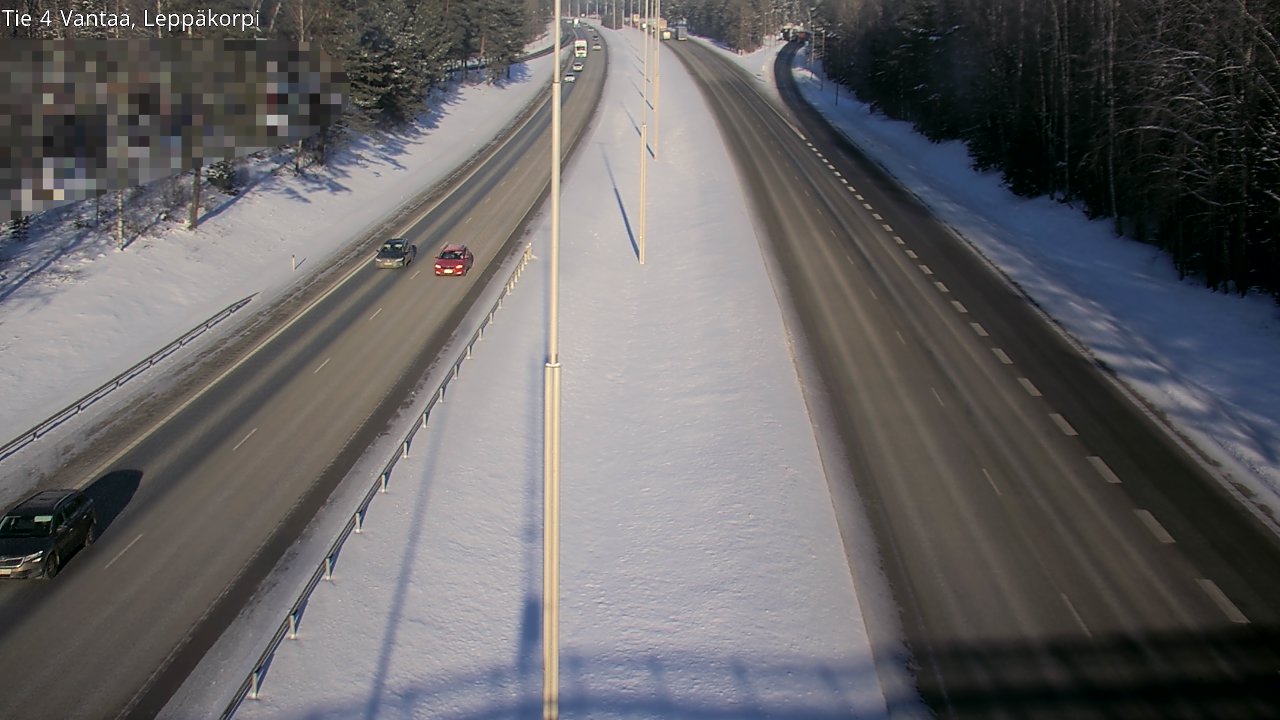 Weather Camera Image Road 4 Vantaa Leppäkorpi, Vantaa, Uusimaa