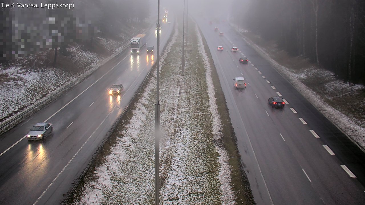 Weather Camera Image Väg 4 Vanda Alkärr, Vantaa, Uusimaa