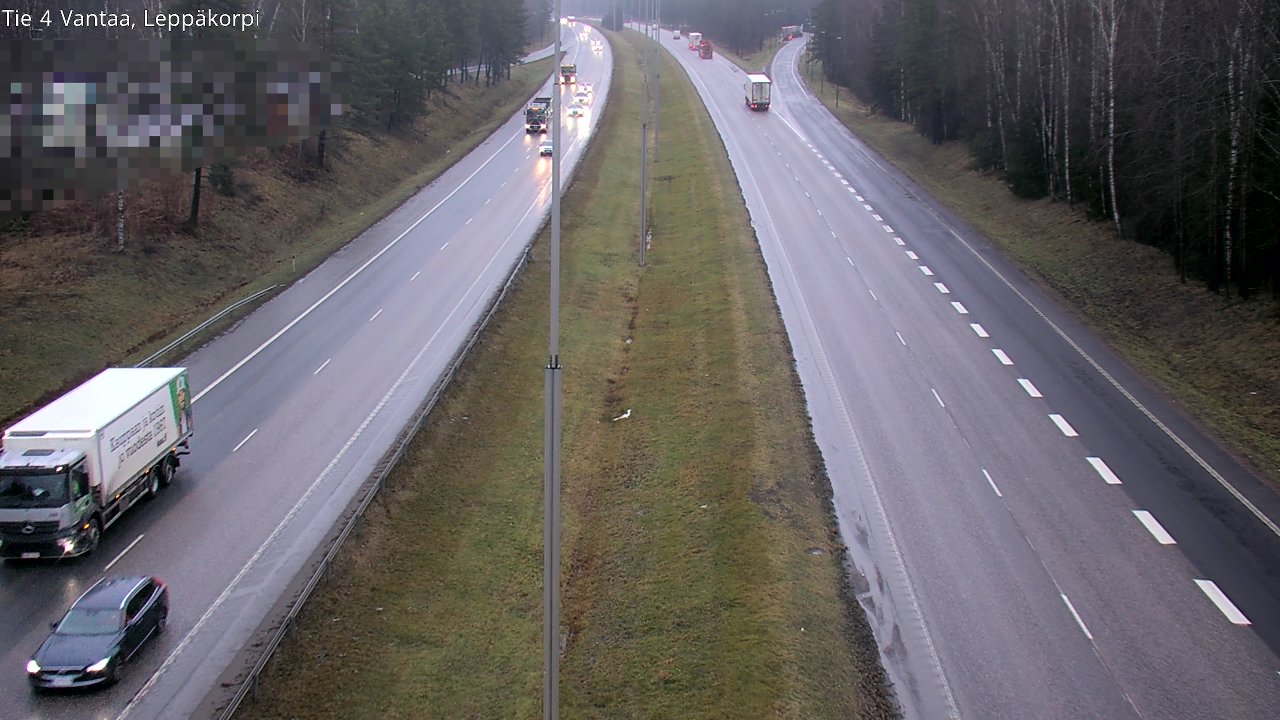 Weather Camera Image Väg 4 Vanda Alkärr, Vantaa, Uusimaa