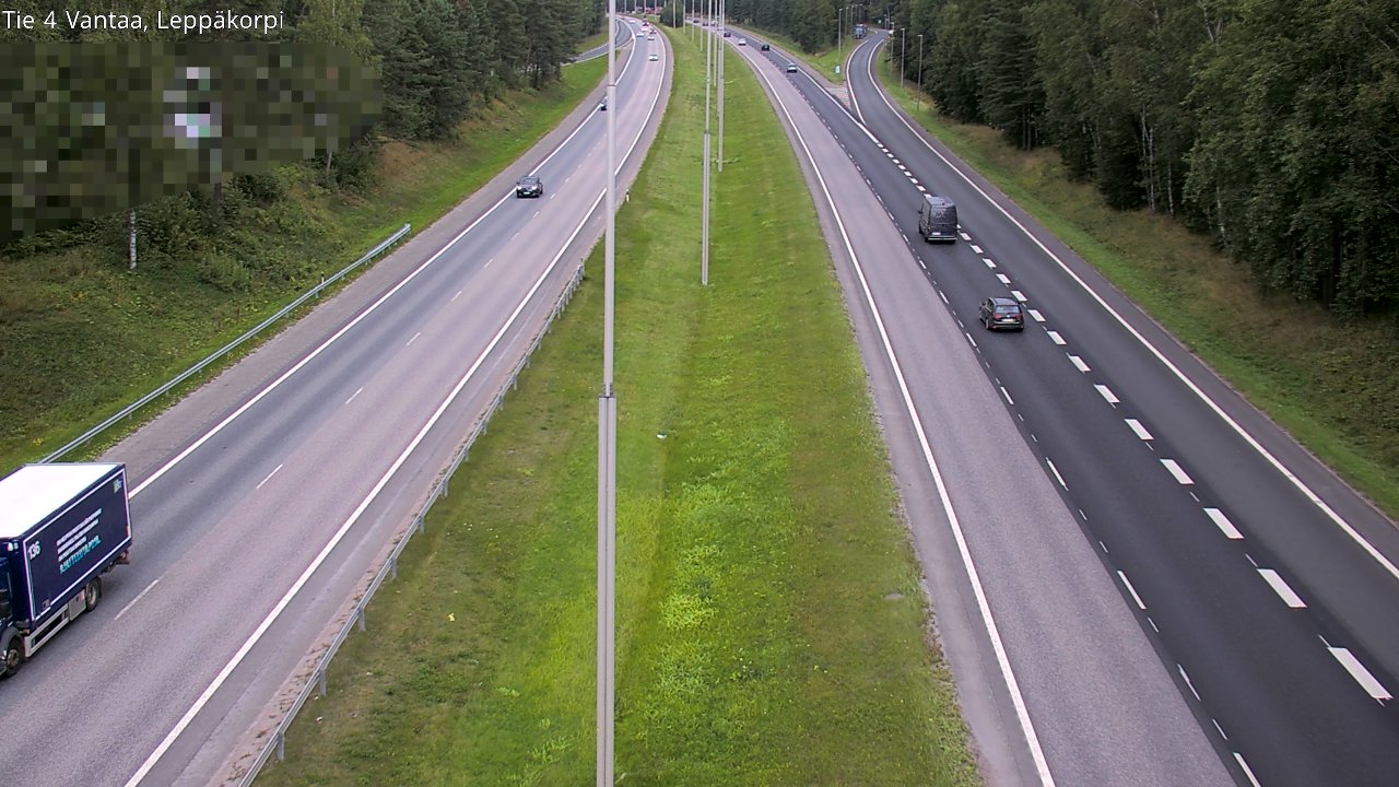 Weather Camera Image Road 4 Vantaa Leppäkorpi, Vantaa, Uusimaa