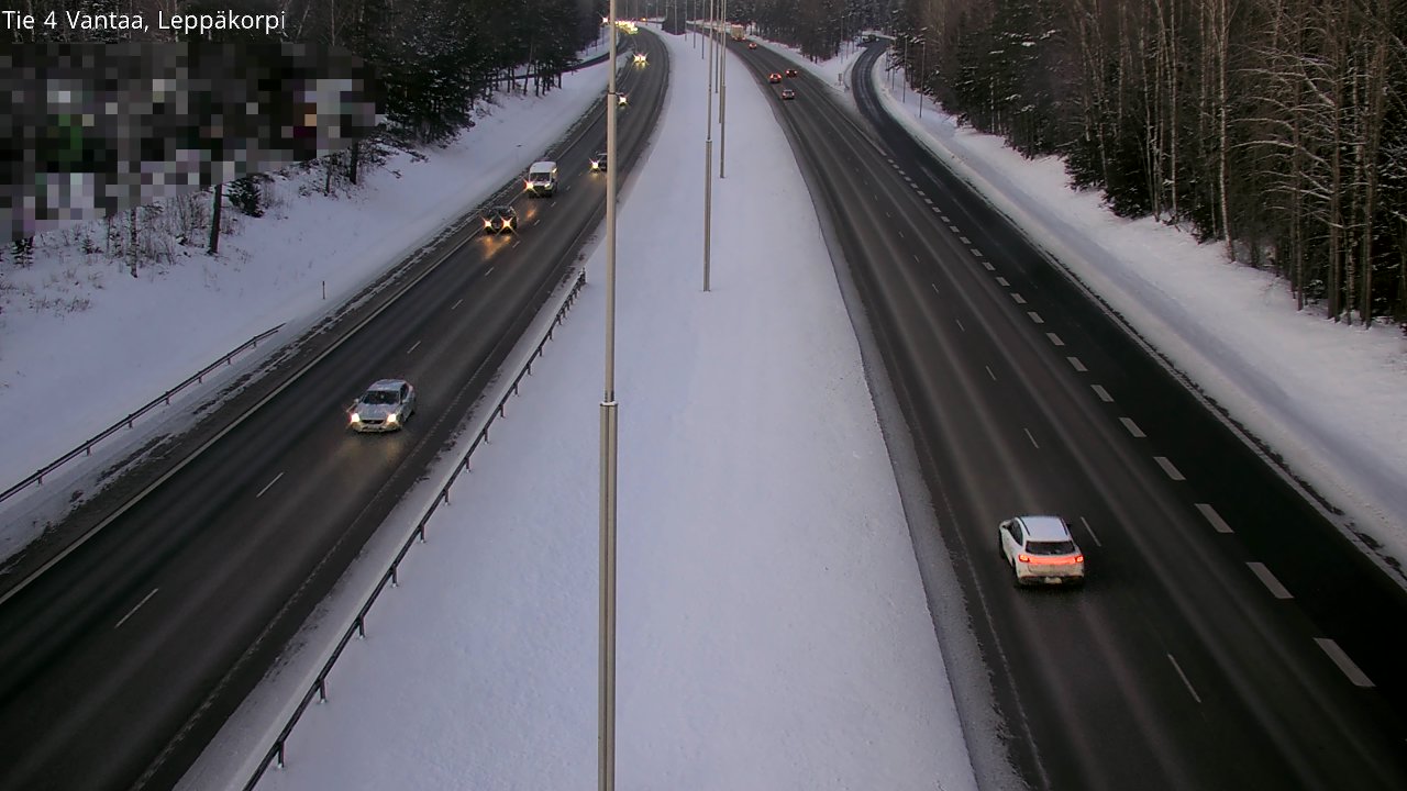 Weather Camera Image Road 4 Vantaa Leppäkorpi, Vantaa, Uusimaa