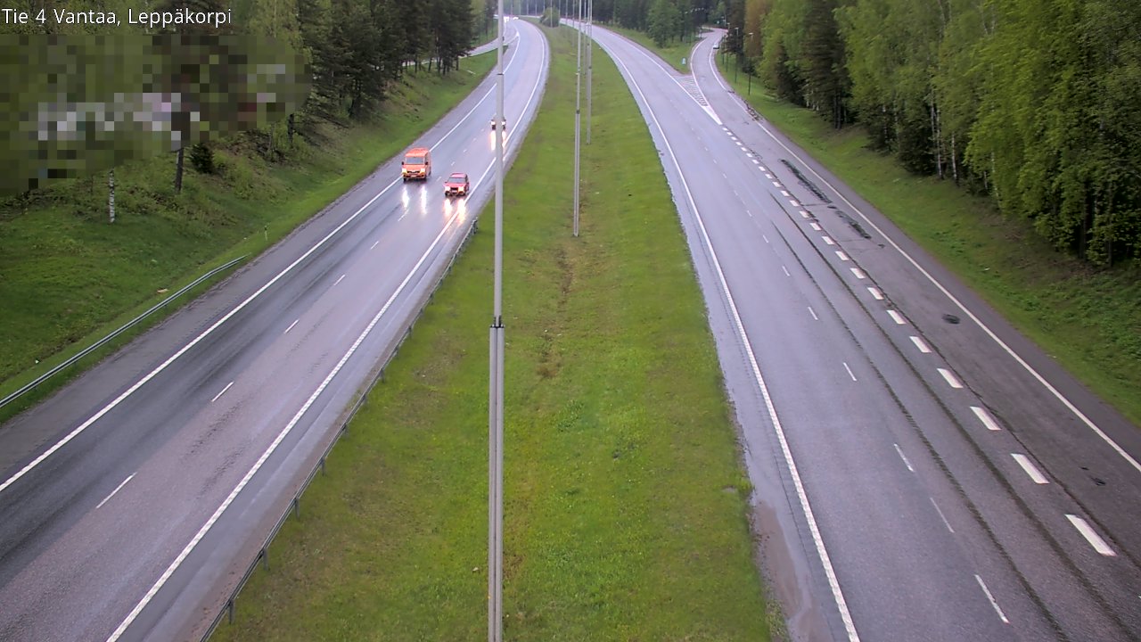 Weather Camera Image Väg 4 Vanda Alkärr, Vantaa, Uusimaa