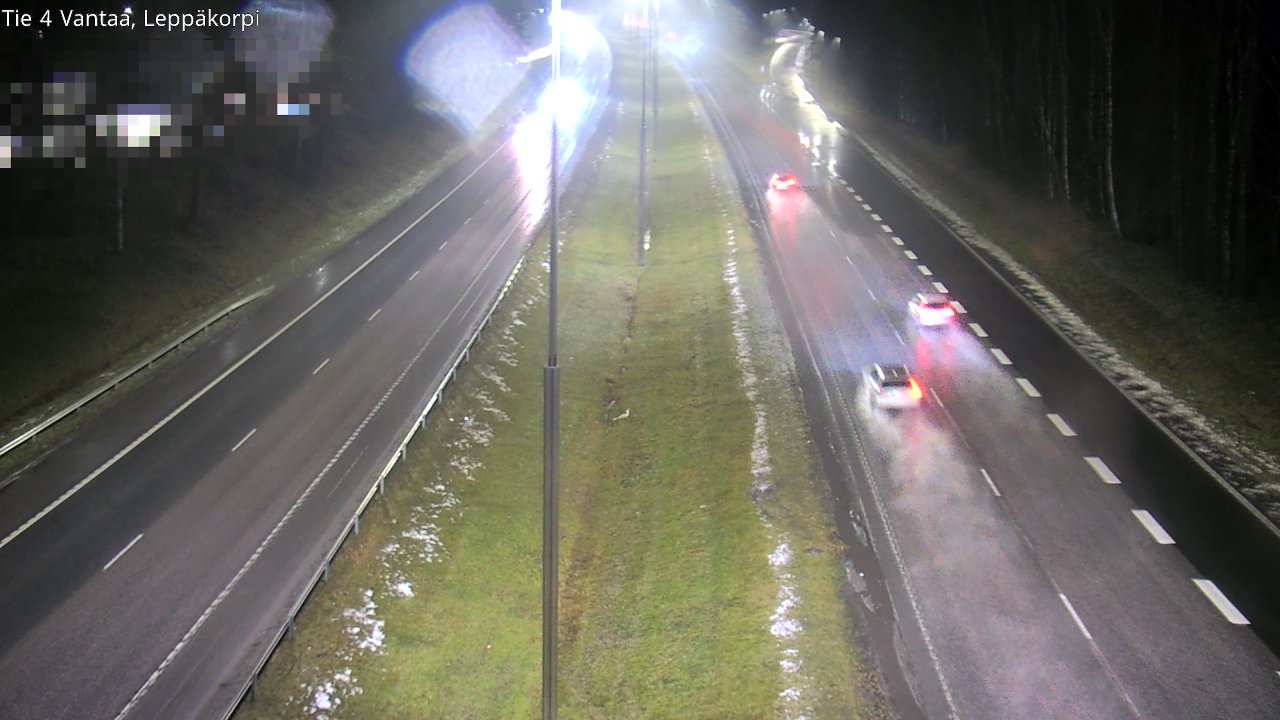 Weather Camera Image Väg 4 Vanda Alkärr, Vantaa, Uusimaa
