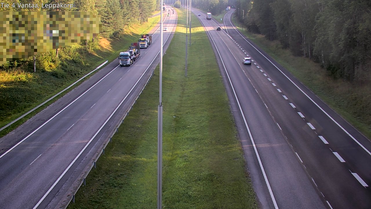 Weather Camera Image Road 4 Vantaa Leppäkorpi, Vantaa, Uusimaa