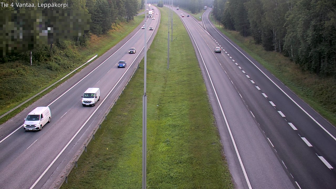 Weather Camera Image Road 4 Vantaa Leppäkorpi, Vantaa, Uusimaa