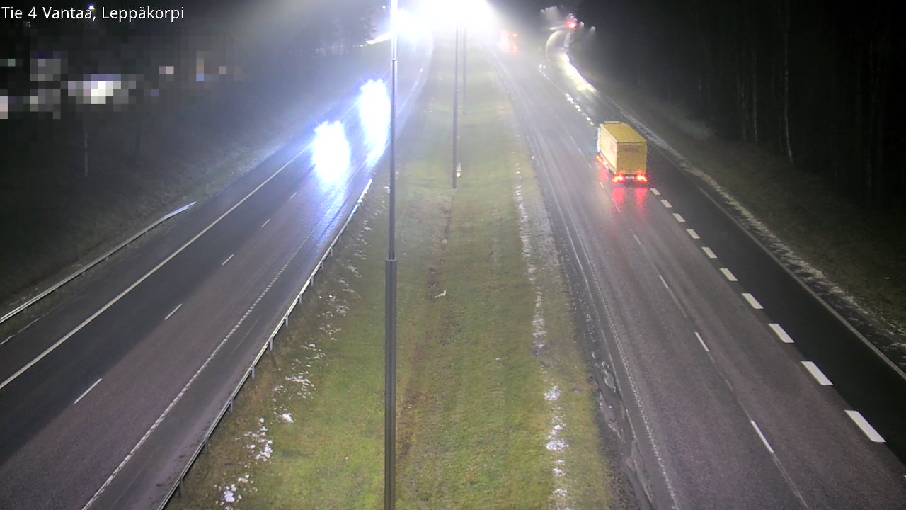 Weather Camera Image Väg 4 Vanda Alkärr, Vantaa, Uusimaa