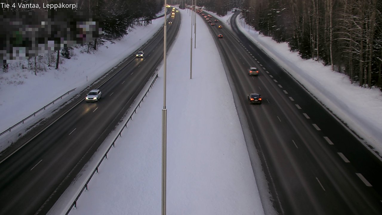 Weather Camera Image Road 4 Vantaa Leppäkorpi, Vantaa, Uusimaa