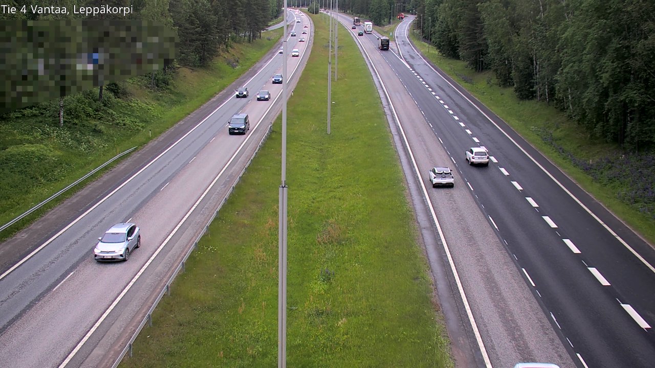 Weather Camera Image Väg 4 Vanda Alkärr, Vantaa, Uusimaa