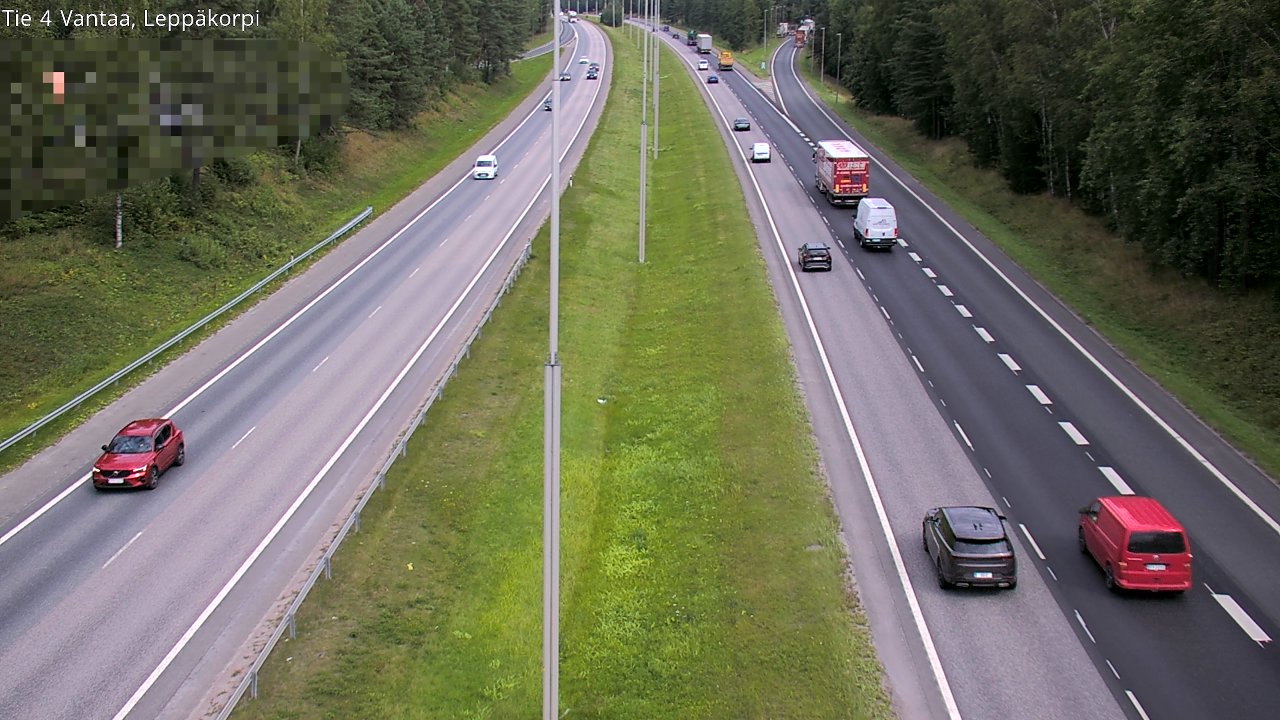 Weather Camera Image Road 4 Vantaa Leppäkorpi, Vantaa, Uusimaa
