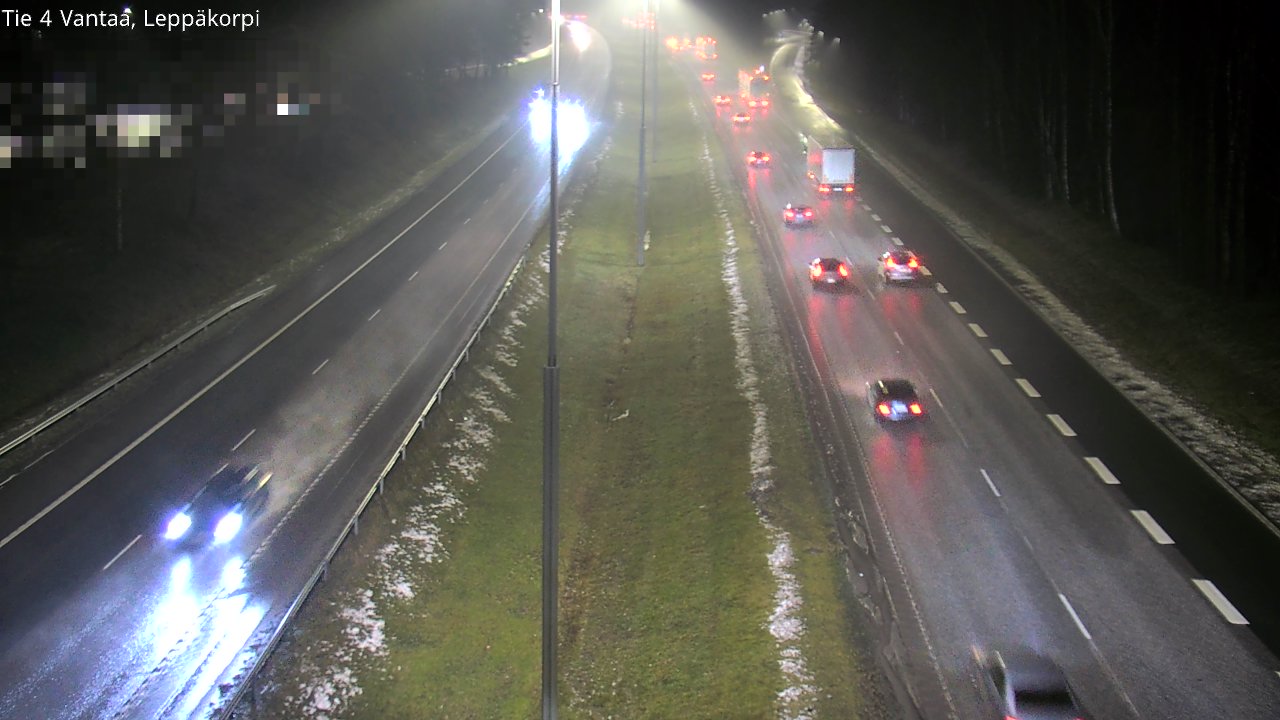 Weather Camera Image Väg 4 Vanda Alkärr, Vantaa, Uusimaa