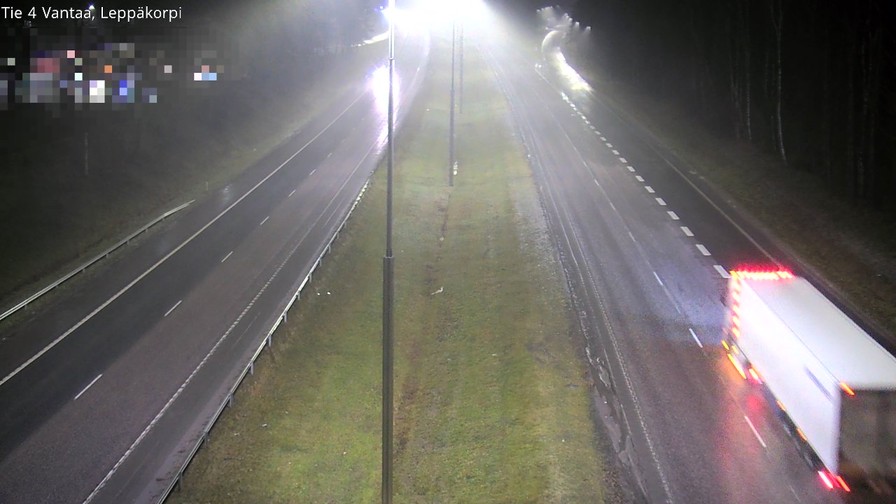 Weather Camera Image Väg 4 Vanda Alkärr, Vantaa, Uusimaa