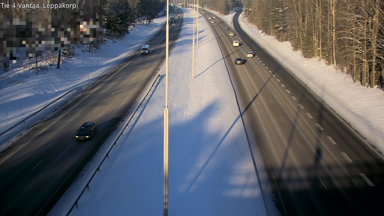 Weather Camera Image Road 4 Vantaa Leppäkorpi, Vantaa, Uusimaa