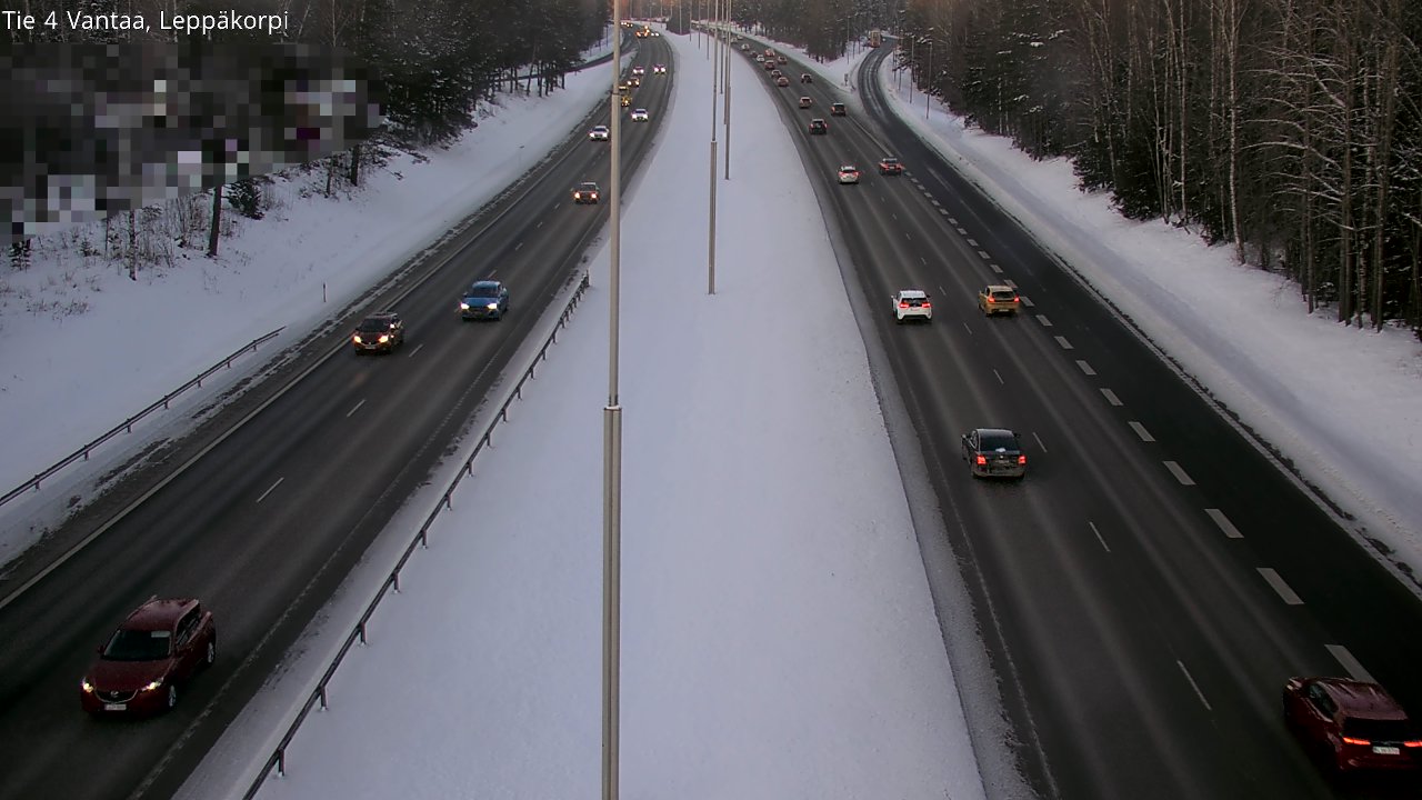 Weather Camera Image Road 4 Vantaa Leppäkorpi, Vantaa, Uusimaa