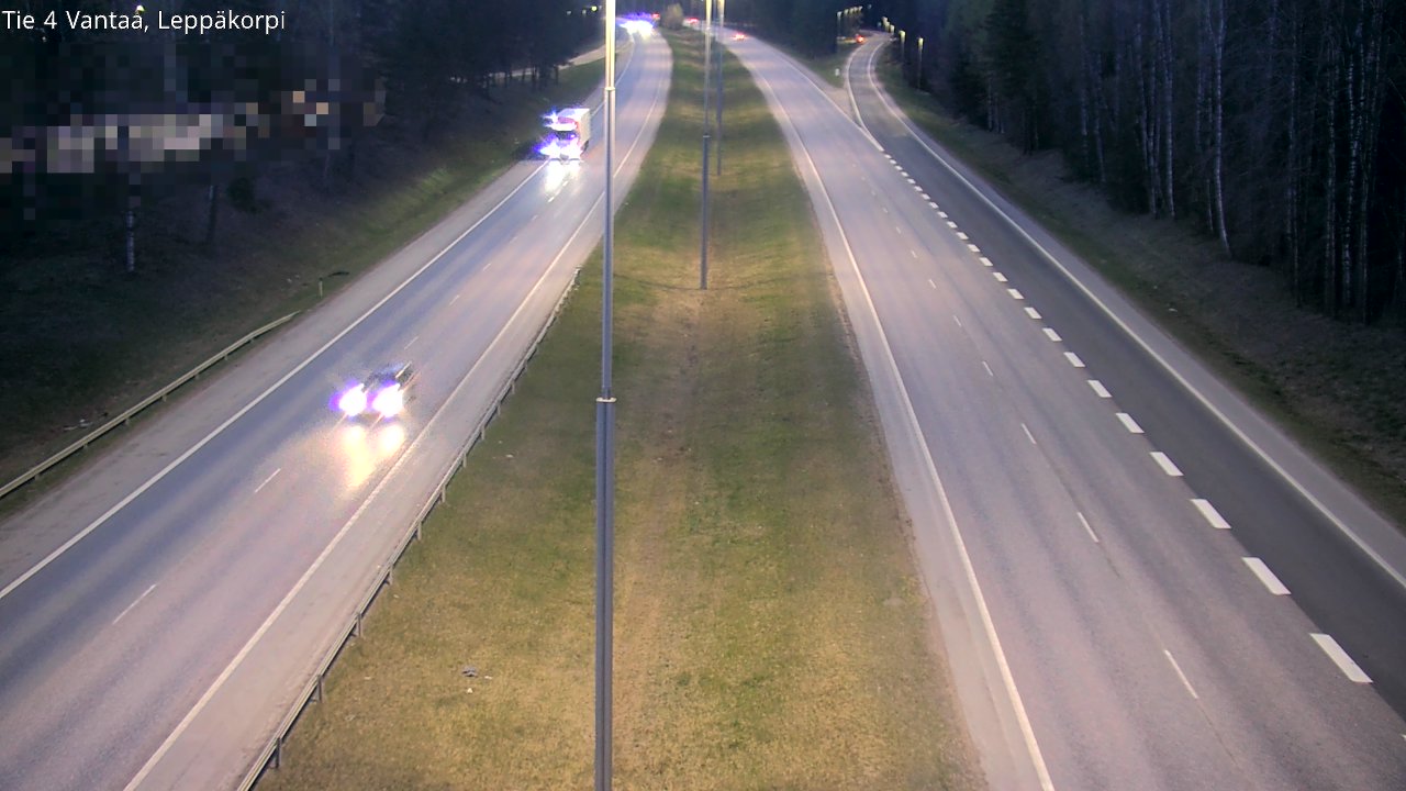 Weather Camera Image Road 4 Vantaa Leppäkorpi, Vantaa, Uusimaa