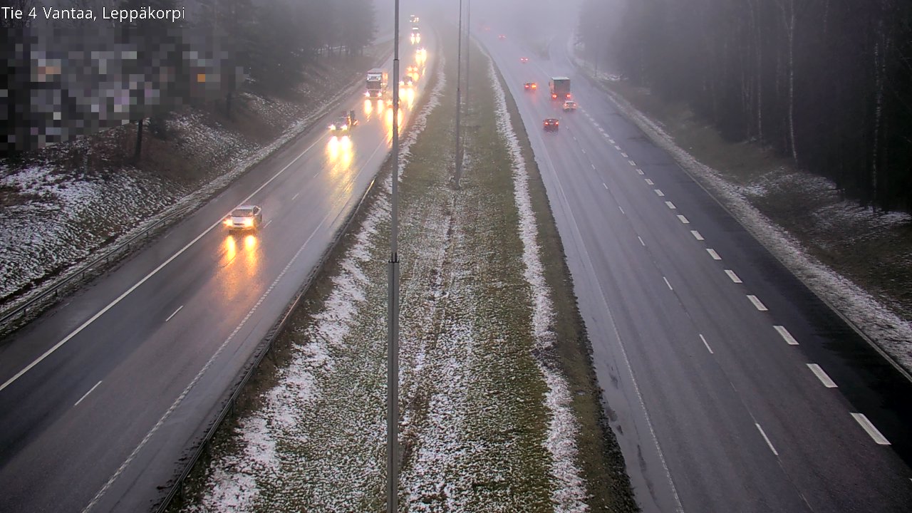 Weather Camera Image Väg 4 Vanda Alkärr, Vantaa, Uusimaa