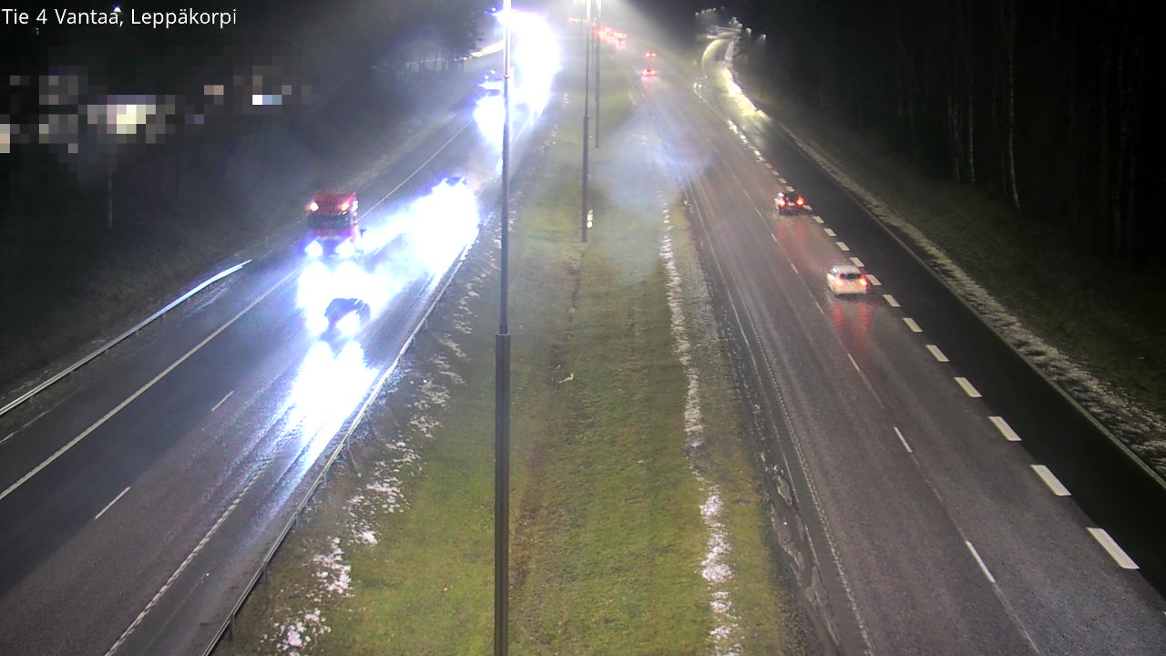 Weather Camera Image Väg 4 Vanda Alkärr, Vantaa, Uusimaa