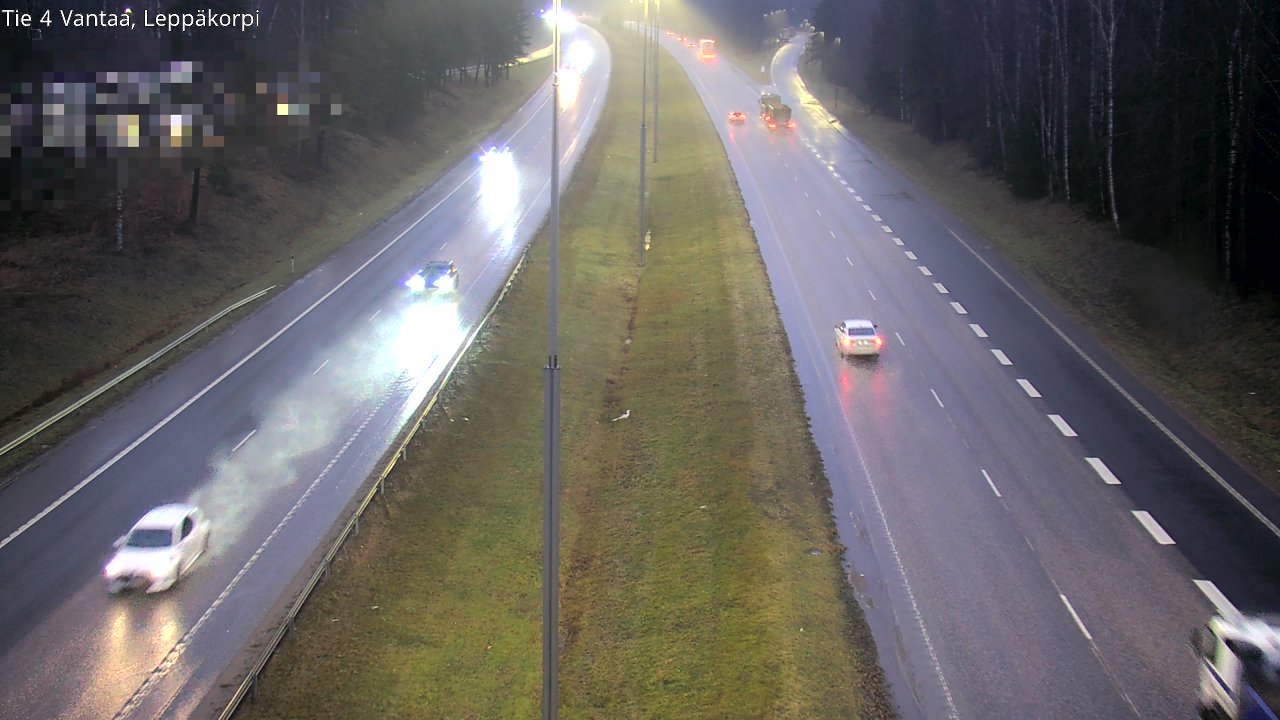 Weather Camera Image Väg 4 Vanda Alkärr, Vantaa, Uusimaa