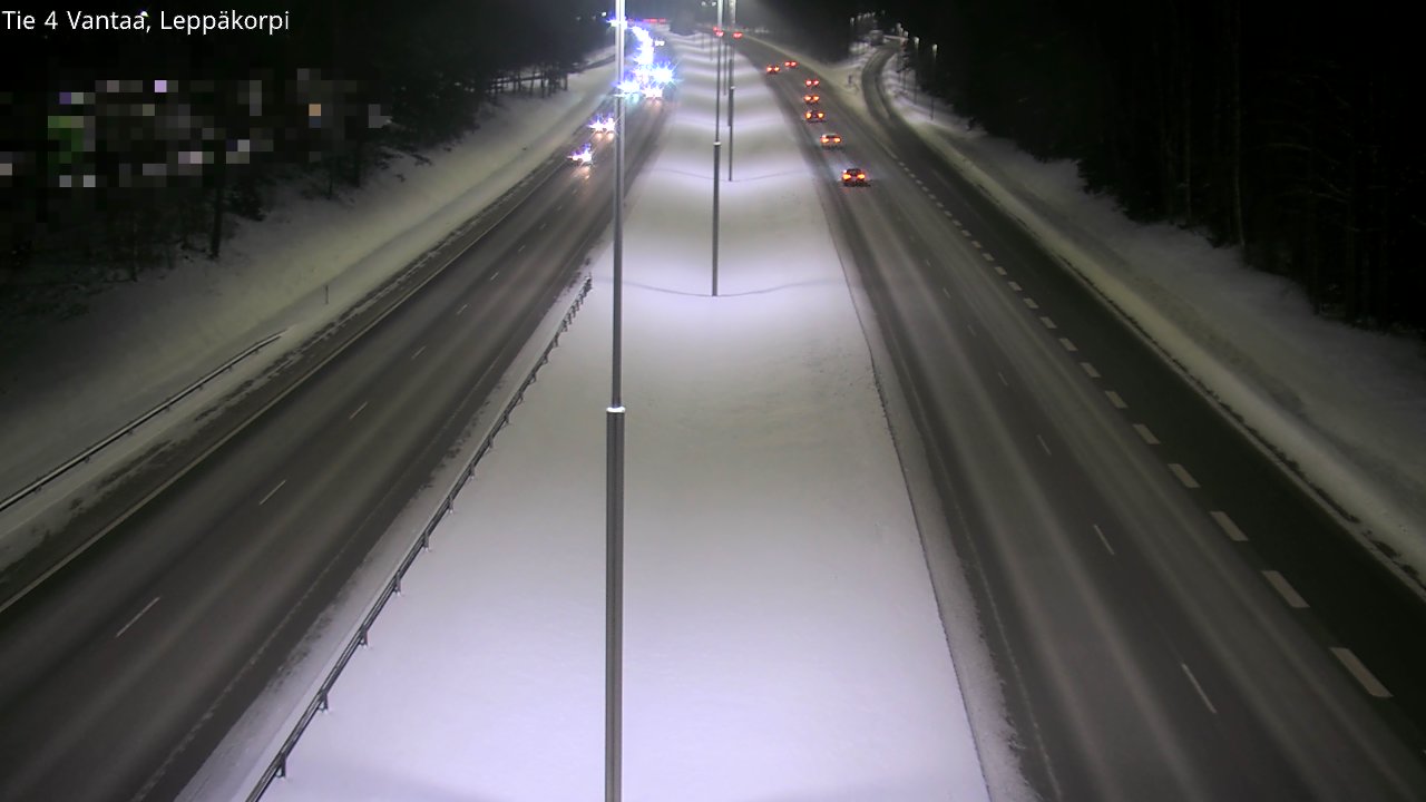 Weather Camera Image Road 4 Vantaa Leppäkorpi, Vantaa, Uusimaa