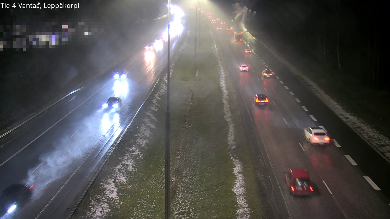 Weather Camera Image Väg 4 Vanda Alkärr, Vantaa, Uusimaa