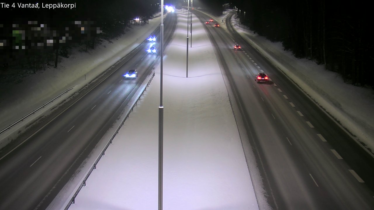 Weather Camera Image Road 4 Vantaa Leppäkorpi, Vantaa, Uusimaa
