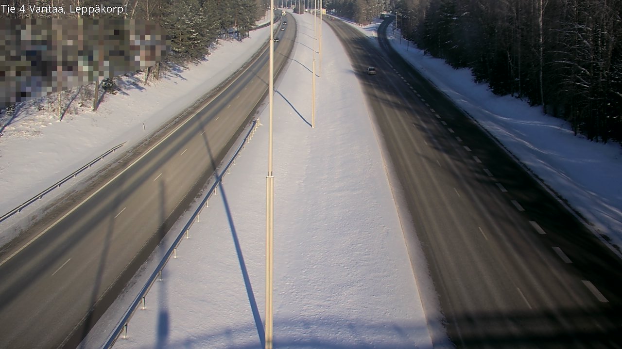 Weather Camera Image Road 4 Vantaa Leppäkorpi, Vantaa, Uusimaa