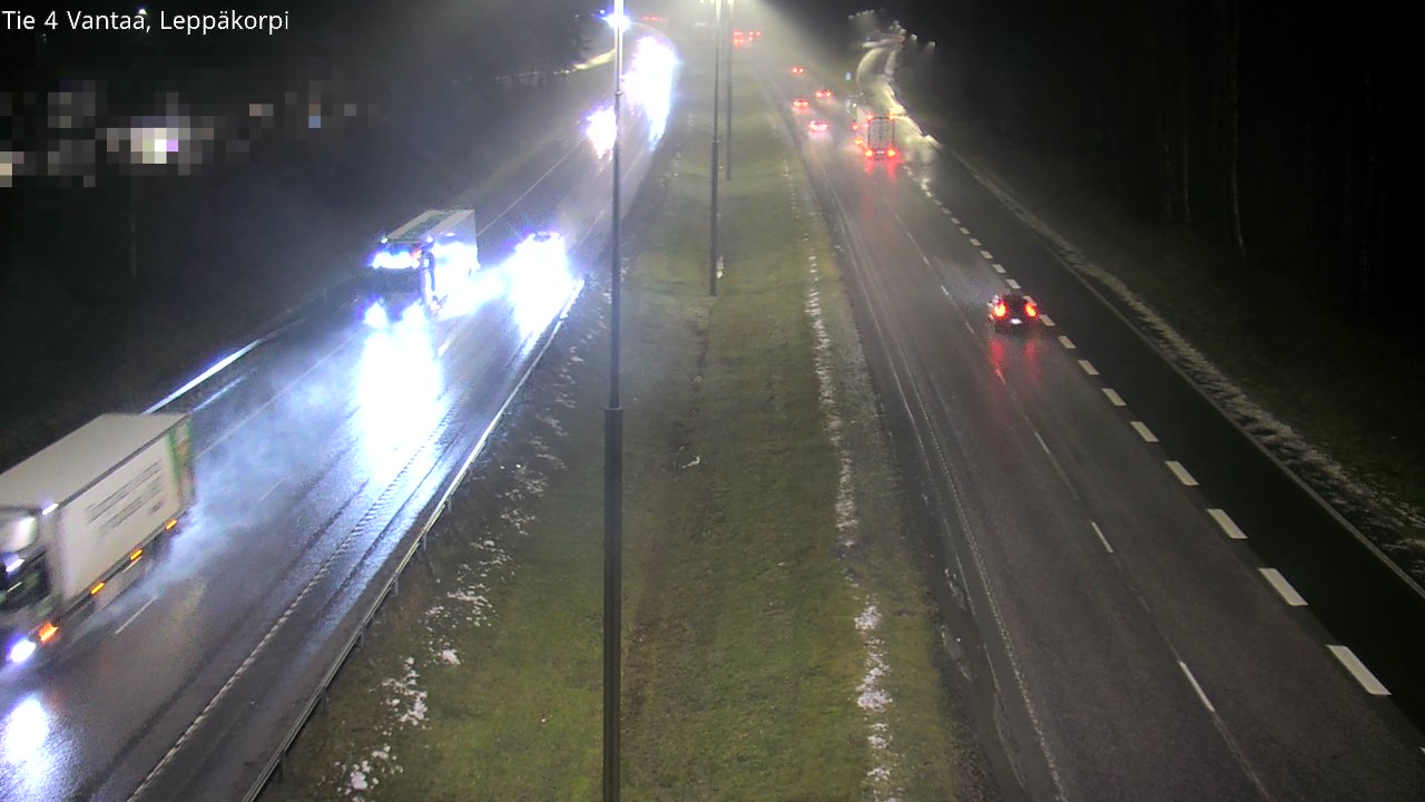 Weather Camera Image Väg 4 Vanda Alkärr, Vantaa, Uusimaa
