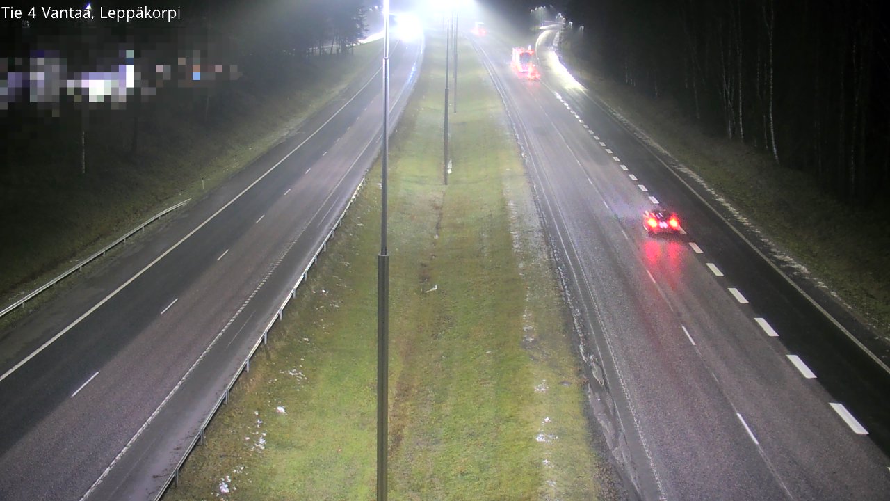 Weather Camera Image Väg 4 Vanda Alkärr, Vantaa, Uusimaa