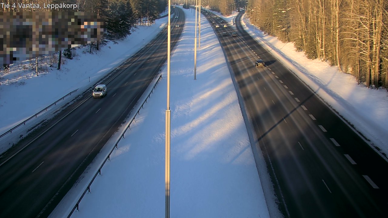 Weather Camera Image Road 4 Vantaa Leppäkorpi, Vantaa, Uusimaa