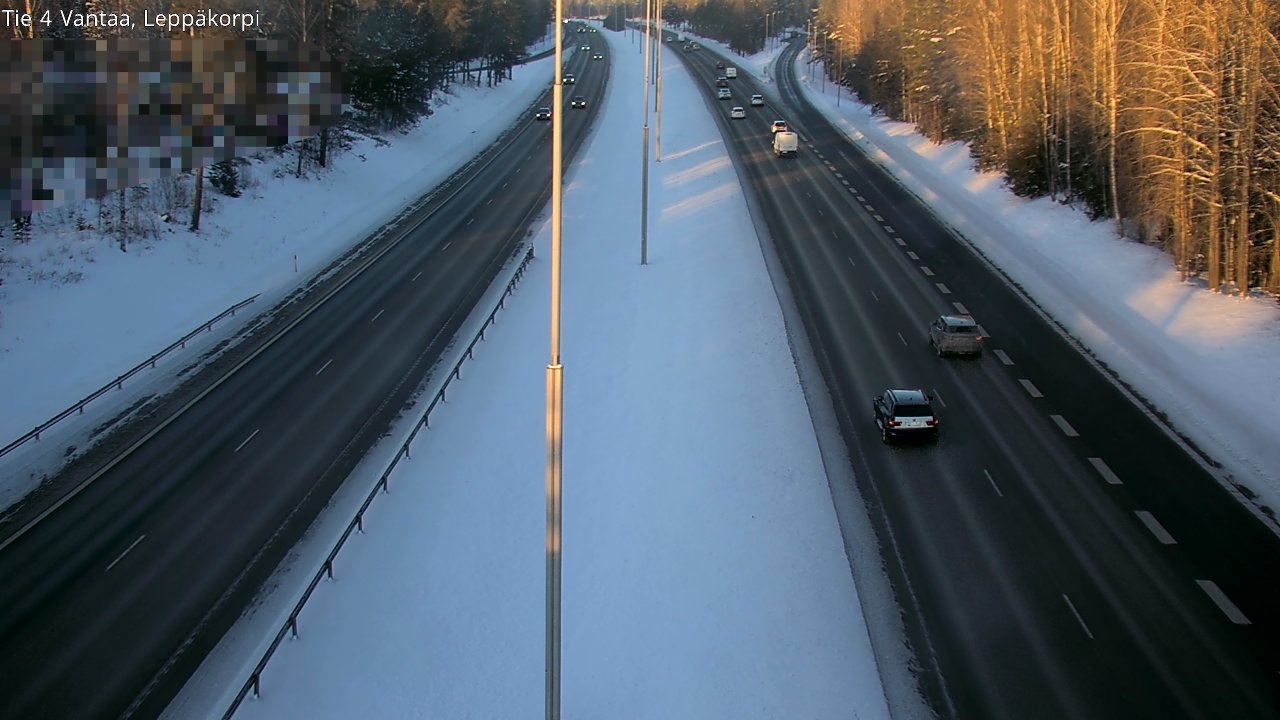 Weather Camera Image Road 4 Vantaa Leppäkorpi, Vantaa, Uusimaa