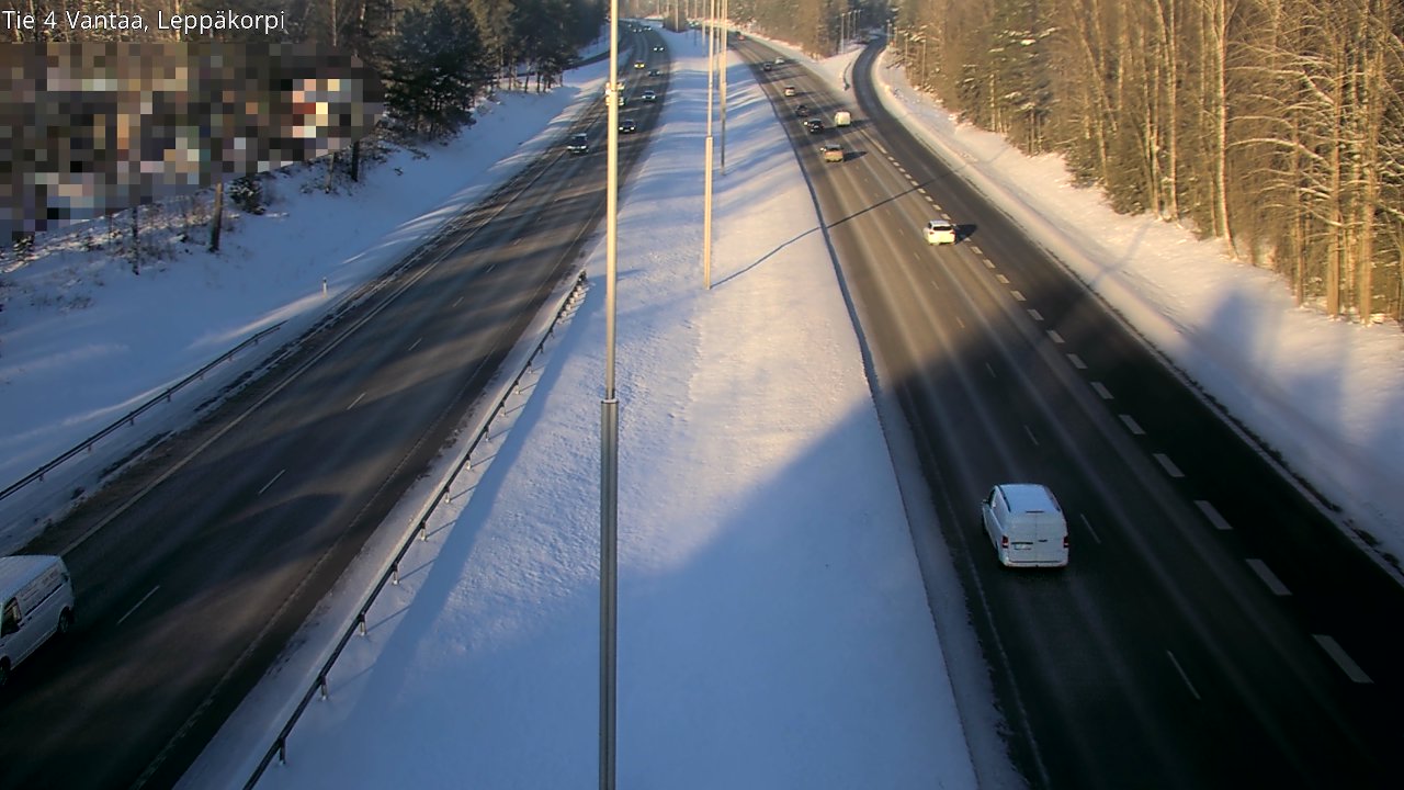 Weather Camera Image Road 4 Vantaa Leppäkorpi, Vantaa, Uusimaa