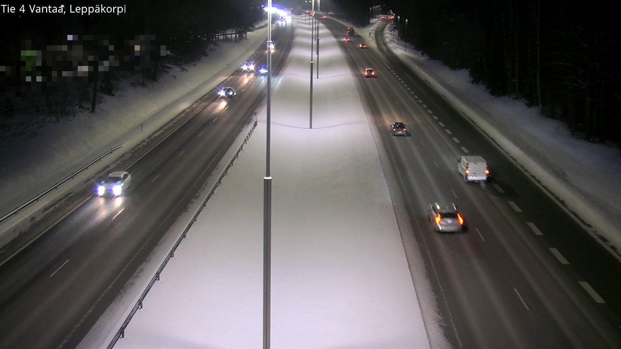 Weather Camera Image Road 4 Vantaa Leppäkorpi, Vantaa, Uusimaa