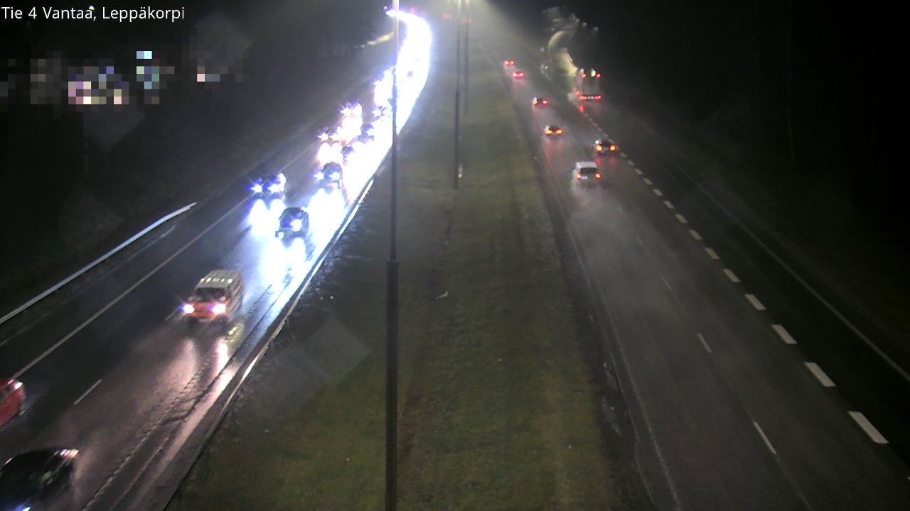 Weather Camera Image Väg 4 Vanda Alkärr, Vantaa, Uusimaa