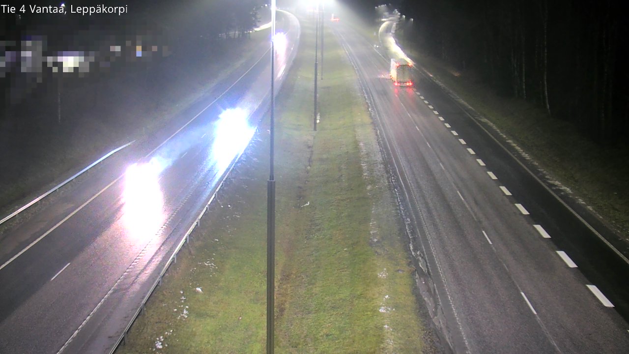 Weather Camera Image Väg 4 Vanda Alkärr, Vantaa, Uusimaa