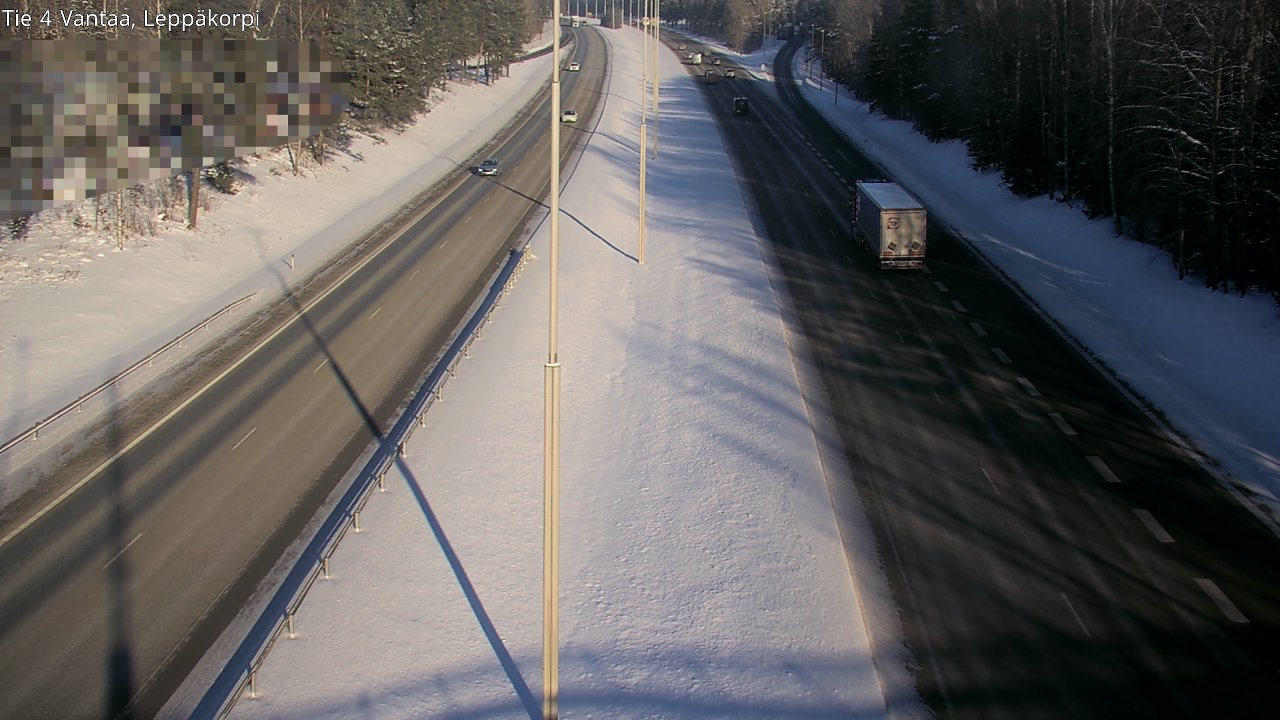 Weather Camera Image Väg 4 Vanda Alkärr, Vantaa, Uusimaa