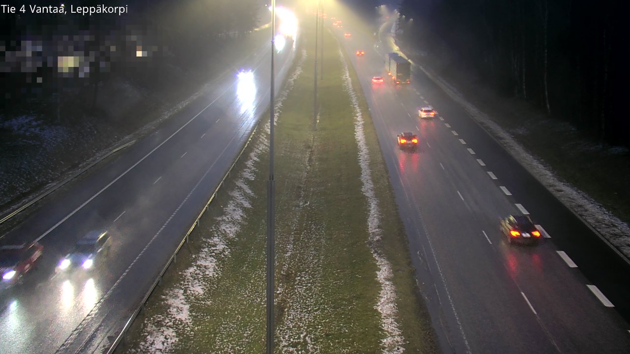Weather Camera Image Väg 4 Vanda Alkärr, Vantaa, Uusimaa