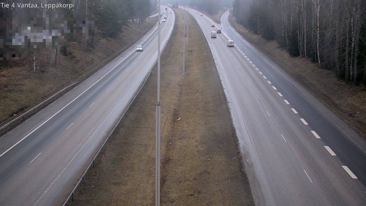 Weather Camera Image Road 4 Vantaa Leppäkorpi, Vantaa, Uusimaa
