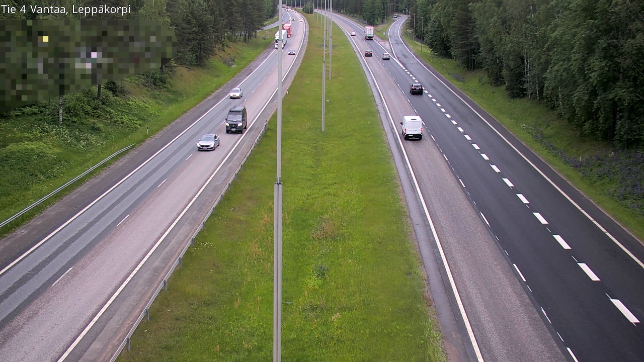 Weather Camera Image Väg 4 Vanda Alkärr, Vantaa, Uusimaa