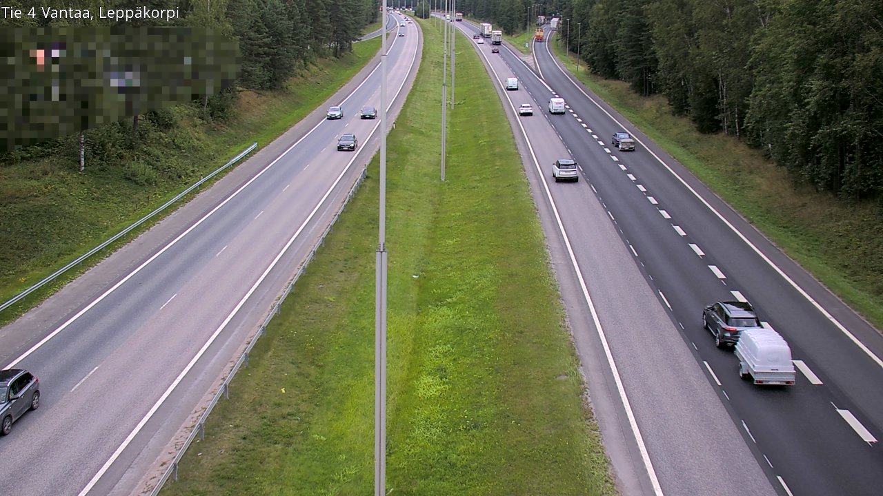 Weather Camera Image Road 4 Vantaa Leppäkorpi, Vantaa, Uusimaa