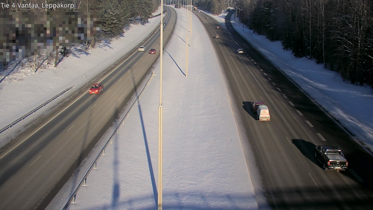 Weather Camera Image Road 4 Vantaa Leppäkorpi, Vantaa, Uusimaa