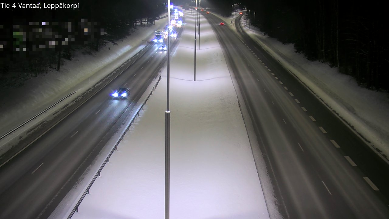 Weather Camera Image Road 4 Vantaa Leppäkorpi, Vantaa, Uusimaa