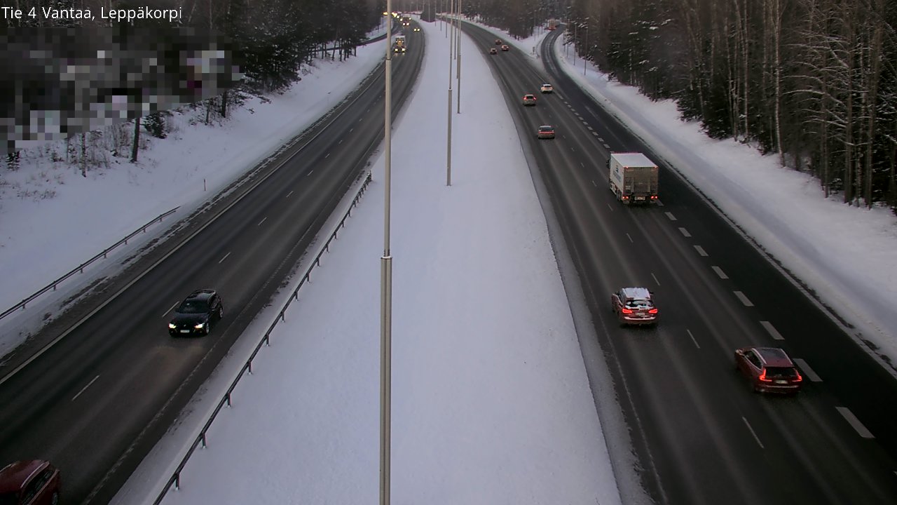 Weather Camera Image Road 4 Vantaa Leppäkorpi, Vantaa, Uusimaa