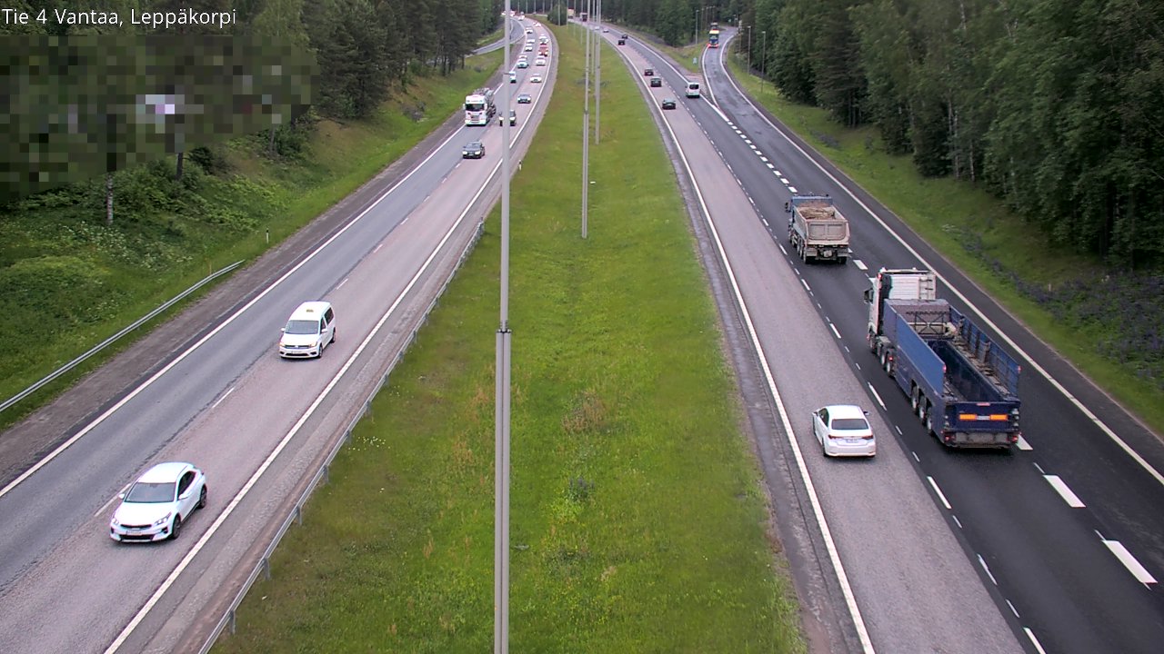 Weather Camera Image Road 4 Vantaa Leppäkorpi, Vantaa, Uusimaa