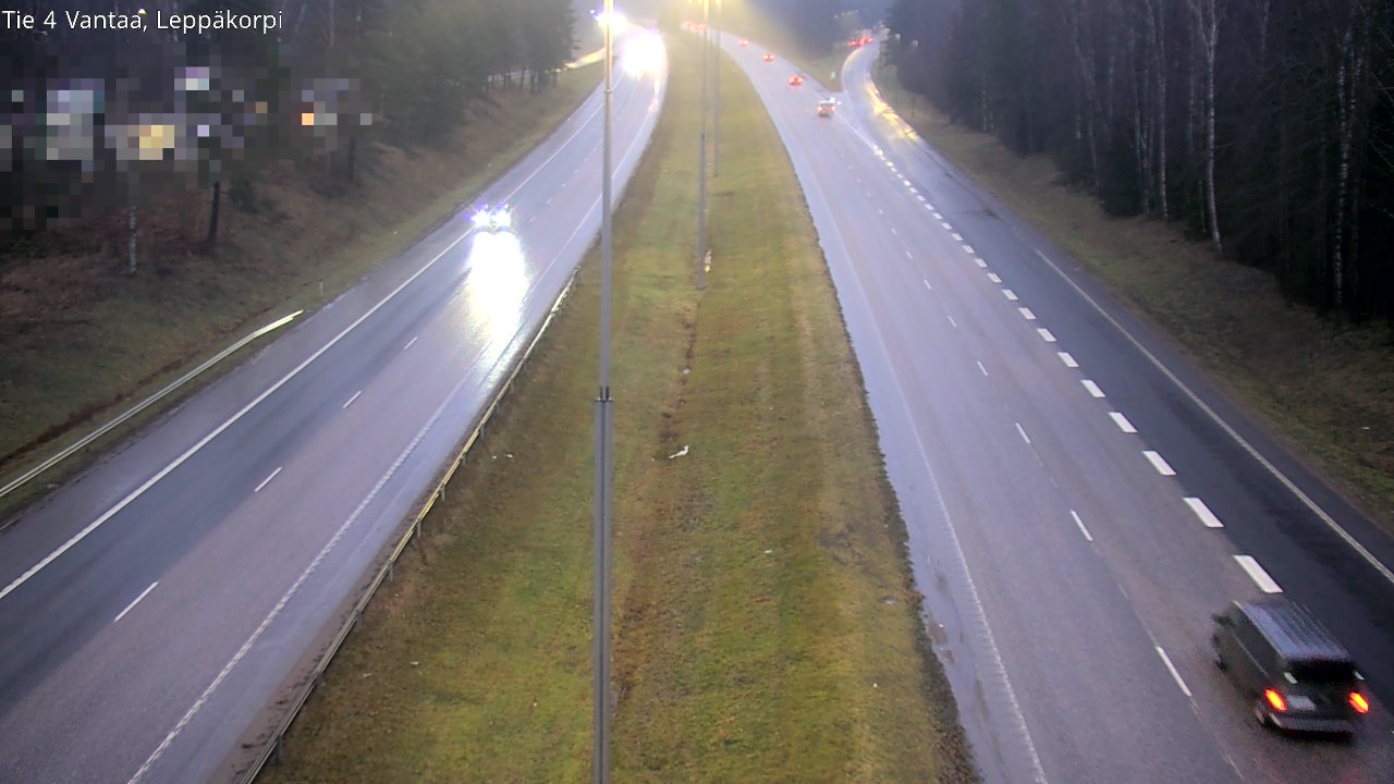 Weather Camera Image Väg 4 Vanda Alkärr, Vantaa, Uusimaa