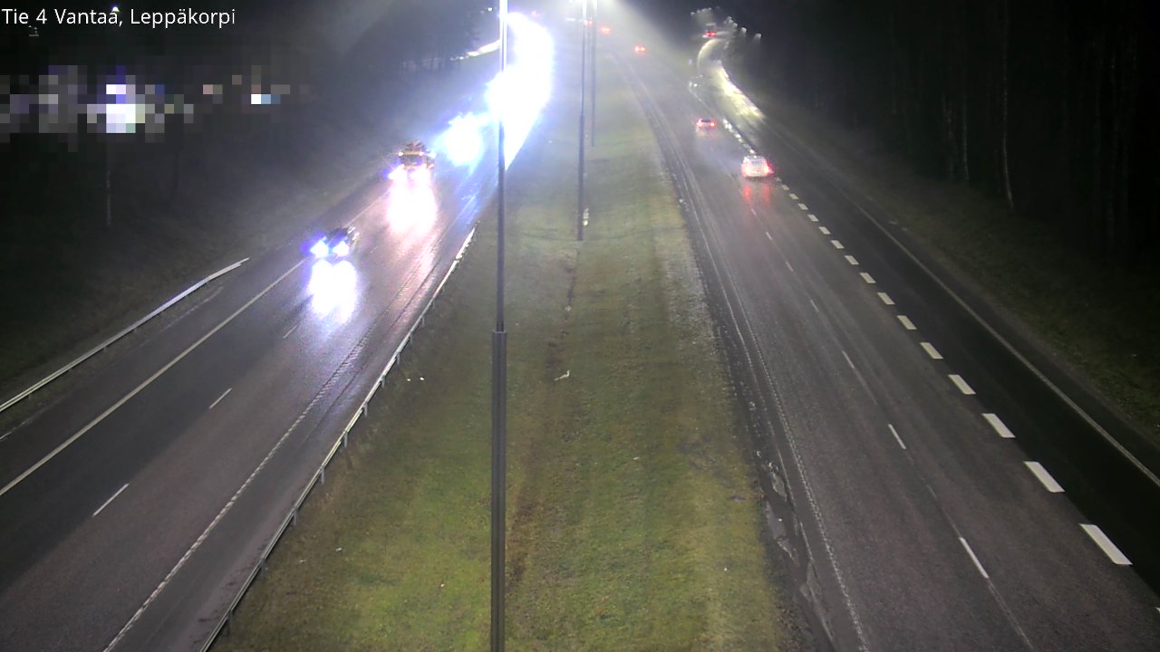 Weather Camera Image Väg 4 Vanda Alkärr, Vantaa, Uusimaa