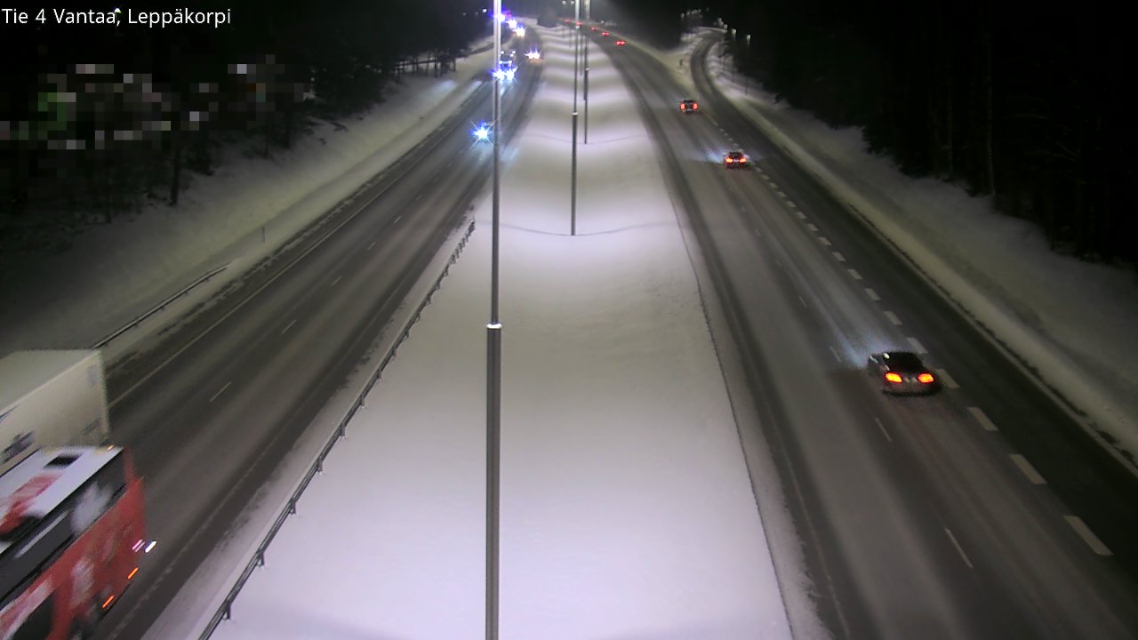 Weather Camera Image Road 4 Vantaa Leppäkorpi, Vantaa, Uusimaa