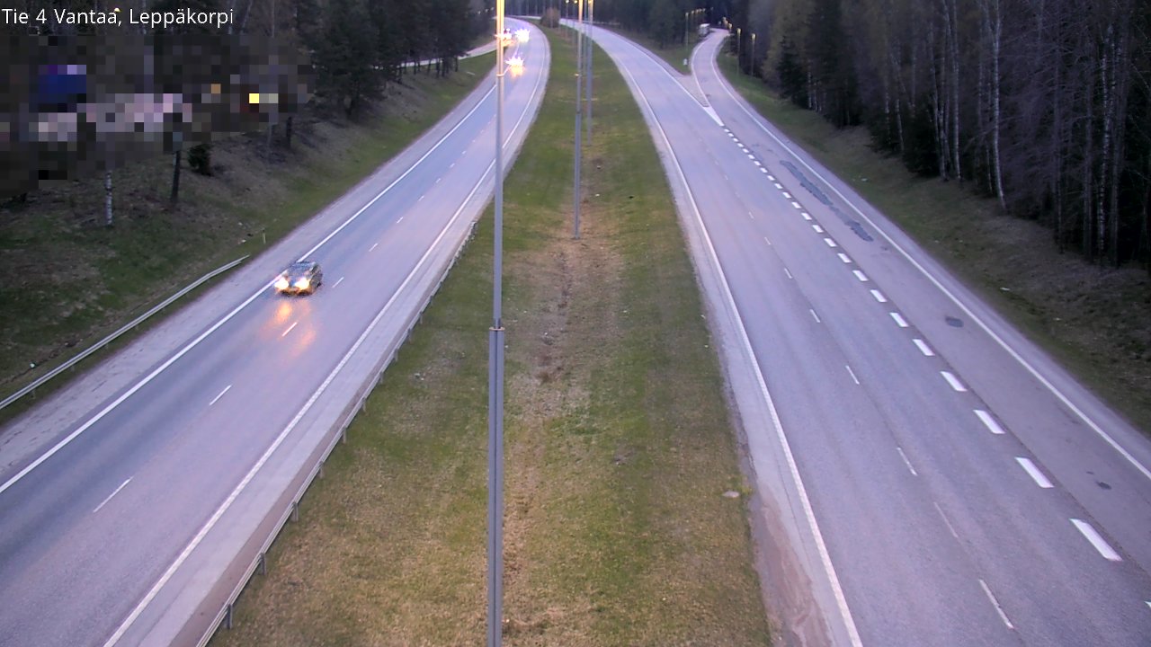 Weather Camera Image Road 4 Vantaa Leppäkorpi, Vantaa, Uusimaa